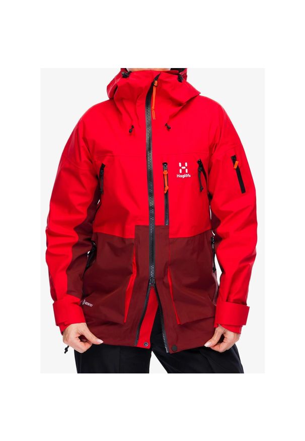 Haglöfs - Kurtka z membraną damska Haglofs Vassi GTX Jacket. Kolor: czerwony