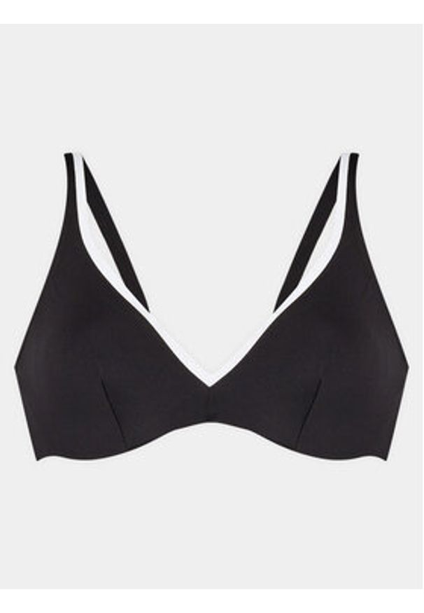 Chantelle Góra od bikini Authentic C12IMA Czarny. Kolor: czarny. Materiał: syntetyk