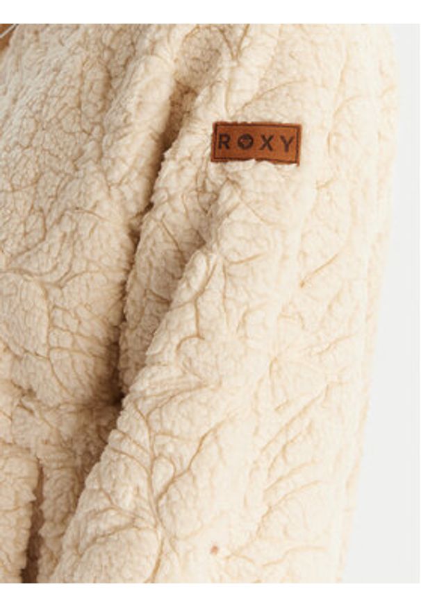 Roxy Polar Blurry Cloud ERJPF03212 Écru Regular Fit. Materiał: syntetyk
