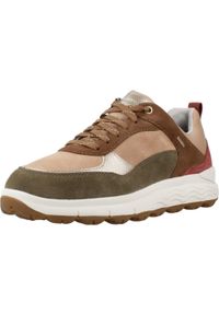 Sneakersy damskie Geox Spherica. Kolor: beżowy #1