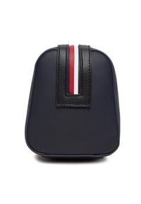 TOMMY HILFIGER - Tommy Hilfiger Kosmetyczka Th Ess Corp Washbag AM0AM12183 Granatowy. Kolor: niebieski. Materiał: skóra #3