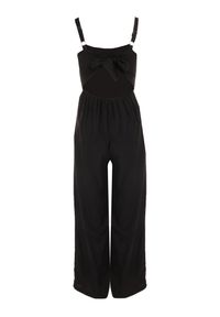 Born2be - Czarny Kombinezon Damyle. Kolor: czarny. Materiał: tkanina. Długość rękawa: na ramiączkach. Długość: długie. Wzór: gładki, jednolity #5