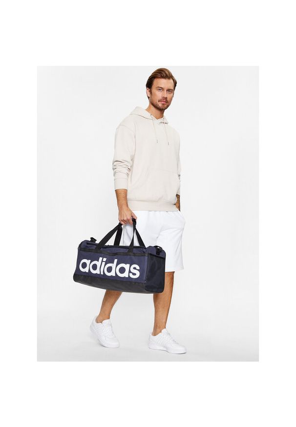 Adidas - Torba sportowa adidas. Kolor: niebieski