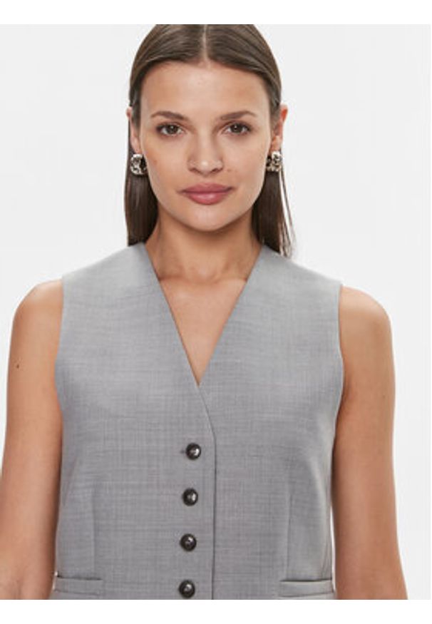 Herskind Kamizelka Mister 5004879 Szary Regular Fit. Kolor: szary. Materiał: syntetyk