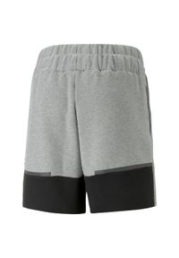 Puma - PUMA Teamcup spodenki dziecięce szare 2XL. Kolor: szary. Materiał: bawełna. Styl: sportowy #2