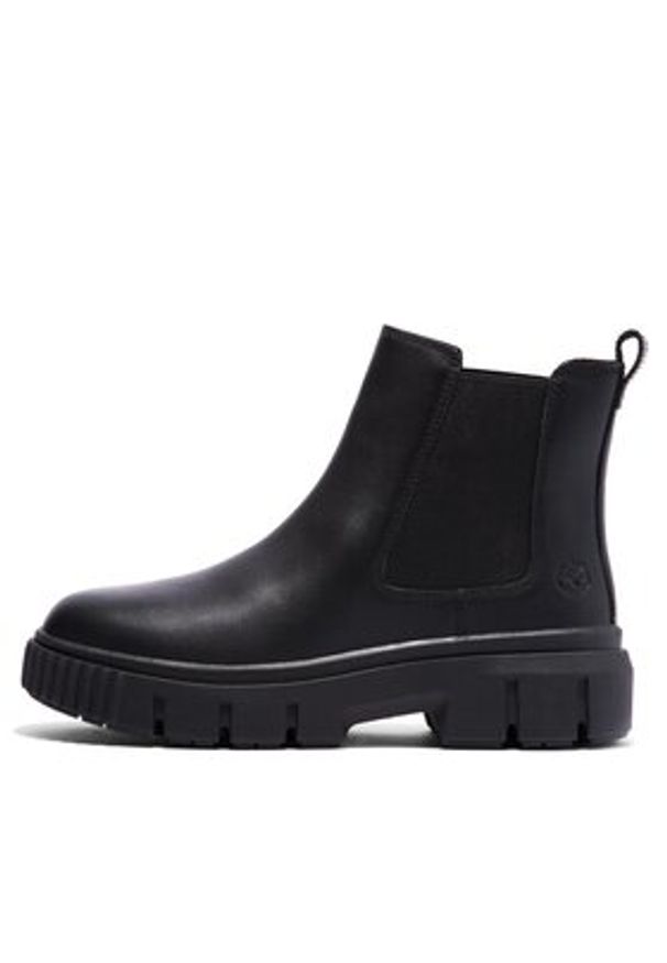 Timberland Sztyblety Greyfield Chelsea TB0A5ZCG0011 Czarny. Kolor: czarny. Materiał: skóra