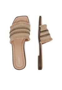 DeeZee Klapki E1004-130 Beżowy. Kolor: beżowy. Materiał: materiał #3