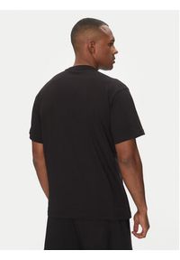 Versace Jeans Couture T-Shirt 78GAHT08 Czarny Regular Fit. Kolor: czarny. Materiał: bawełna