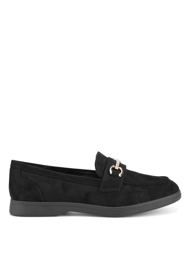 Loafersy DeeZee. Kolor: czarny