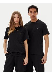 Lacoste T-Shirt TH2827 Czarny Regular Fit. Kolor: czarny. Materiał: bawełna #8