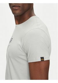 Alpha Industries T-Shirt Basic 118533 Szary Regular Fit. Kolor: szary. Materiał: bawełna #5