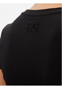 EA7 Emporio Armani Sukienka codzienna 3DTA62 TJ01Z 1200 Czarny Slim Fit. Okazja: na co dzień. Kolor: czarny. Materiał: bawełna. Typ sukienki: proste. Styl: casual #4