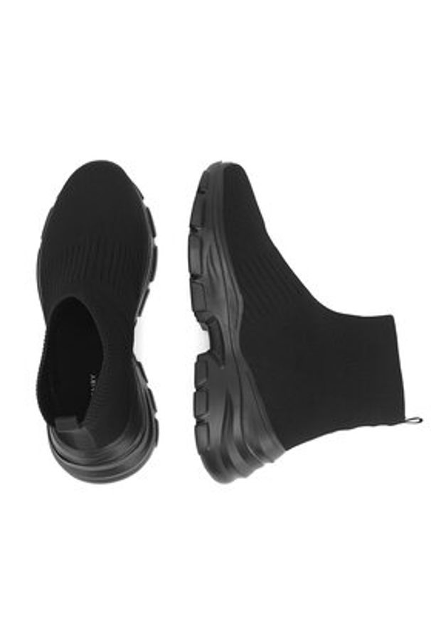 Jenny - JENNY Sneakersy LZ0529-08 Czarny. Kolor: czarny. Materiał: materiał