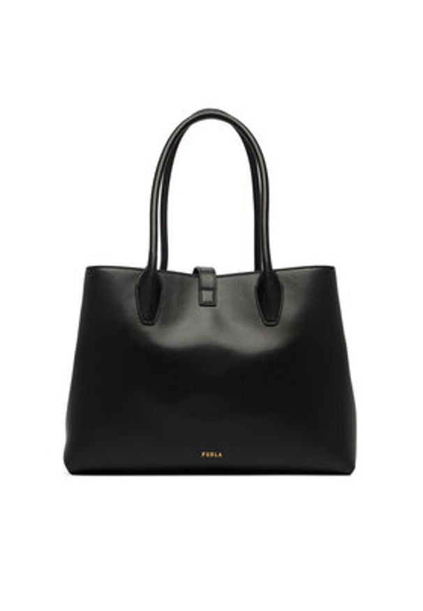 Furla Torebka Goccia M WB01978 ARE000 KH O6000 Czarny. Kolor: czarny. Materiał: skórzane