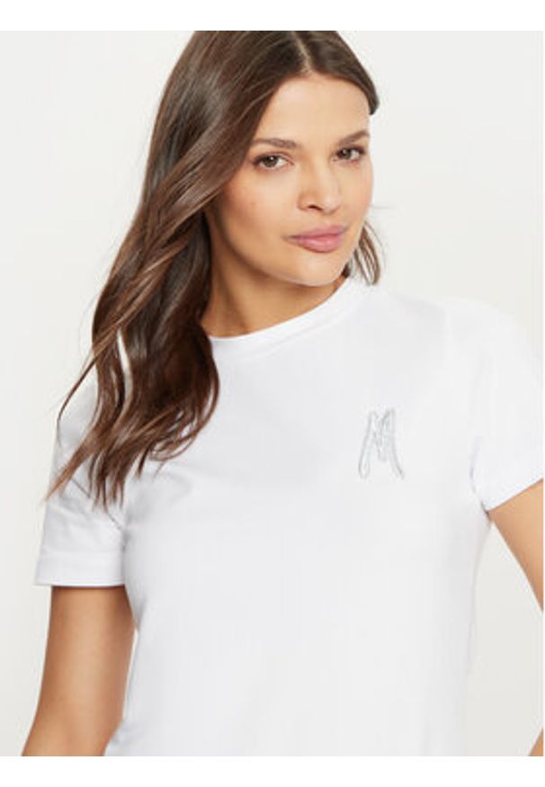 Marciano Guess T-Shirt 4BGI15 6008A Biały Regular Fit. Kolor: biały. Materiał: bawełna