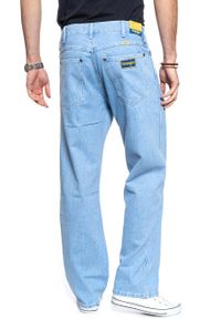 Wrangler - WRANGLER SPODNIE MĘSKIE BAGGY B&Y BLEACHSTONE W15PUT304 #4