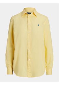 Polo Ralph Lauren Koszula Ls Rx Anw St 211932522002 Złoty Regular Fit. Typ kołnierza: polo. Kolor: złoty. Materiał: bawełna #3