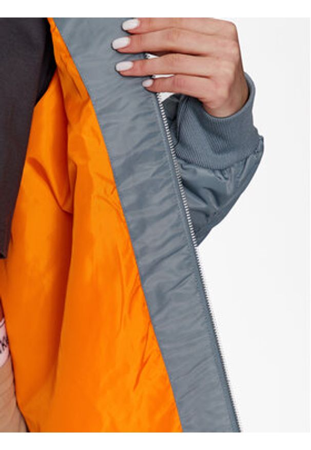 Calvin Klein Jeans Kurtka bomber J20J221082 Niebieski Oversize. Kolor: niebieski. Materiał: syntetyk