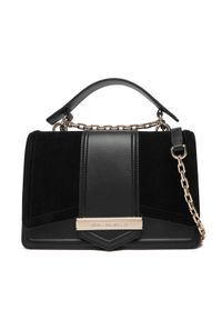 Karl Lagerfeld - KARL LAGERFELD Torebka A4W30278 Czarny. Kolor: czarny. Materiał: skórzane, zamszowe