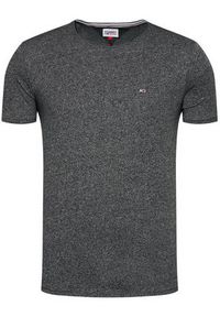 Tommy Jeans T-Shirt Jaspe DM0DM09586 Szary Slim Fit. Kolor: szary. Materiał: syntetyk