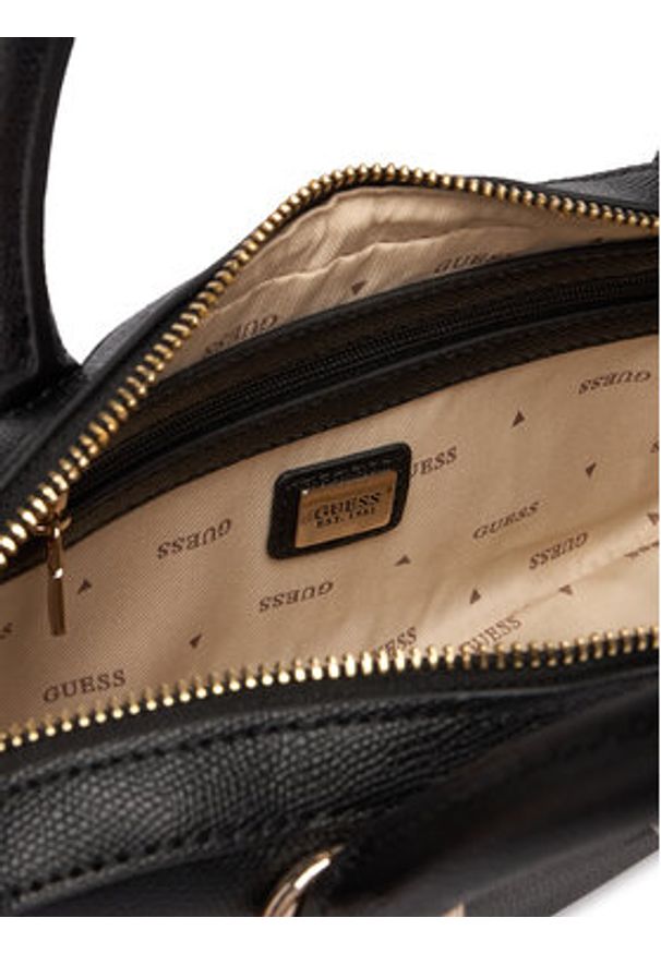 Guess Torebka Davina HWBG98 99050 Czarny. Kolor: czarny. Materiał: skórzane