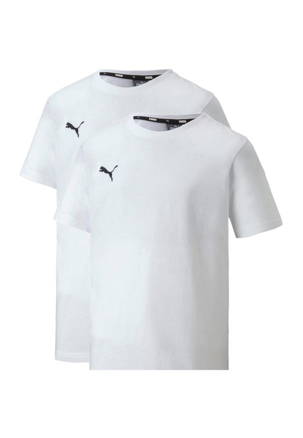Koszulka Puma Teamgoal 23 65670904-2pack, Dzieci. Kolor: biały. Materiał: materiał, bawełna