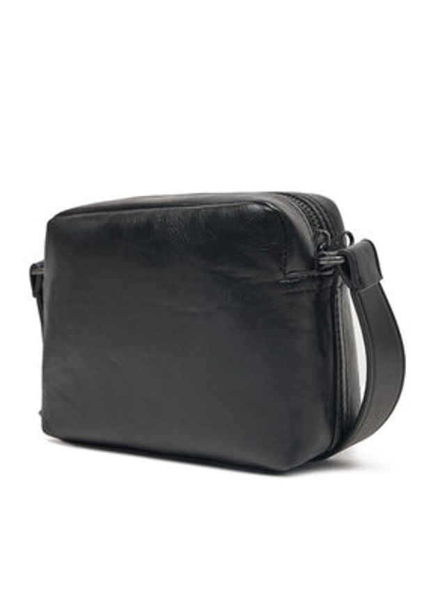 Calvin Klein Jeans Saszetka Tumbled Camera Bag Pu K50K512988 Czarny. Kolor: czarny. Materiał: skóra