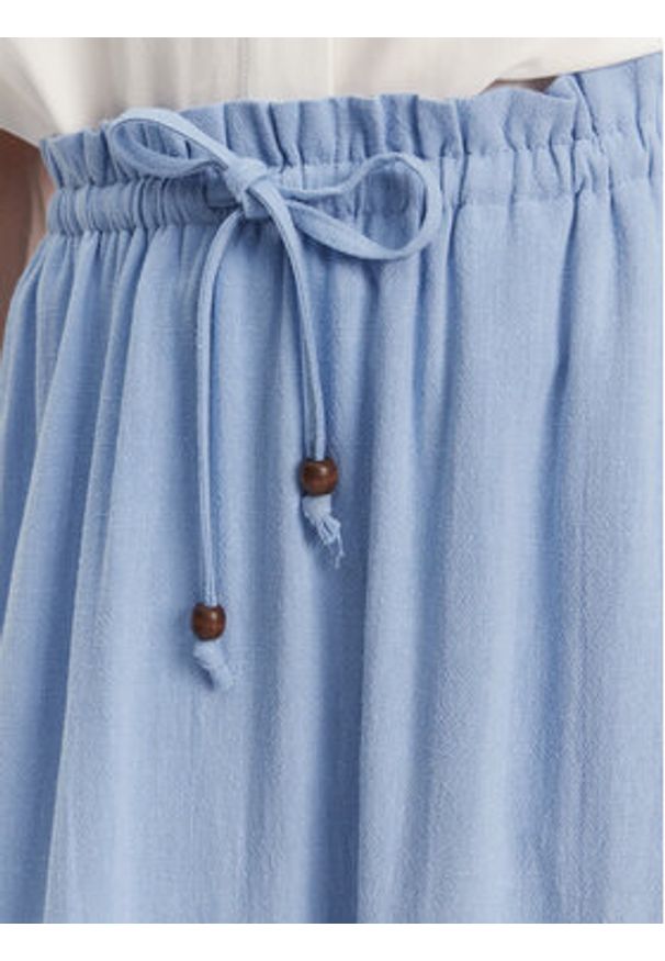 only - ONLY Spódnica midi Solvi 15338678 Błękitny Regular Fit. Kolor: niebieski. Materiał: wiskoza