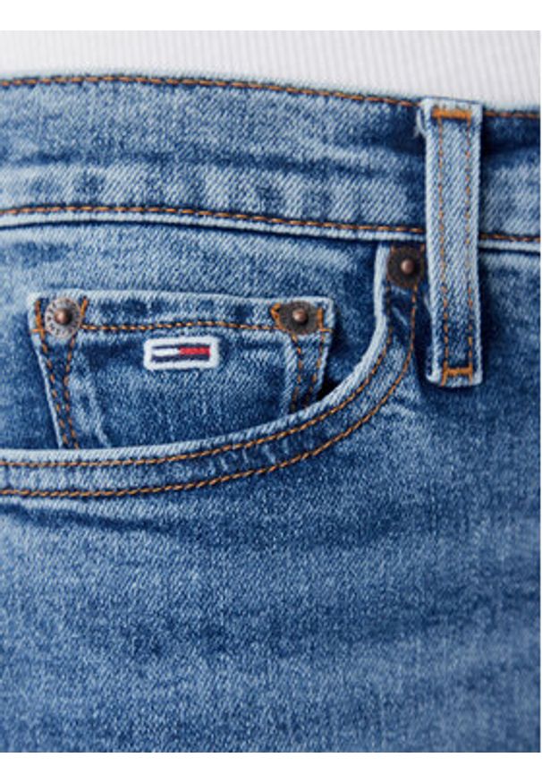Tommy Jeans Jeansy Nora DW0DW20652 Niebieski Skinny Fit. Kolor: niebieski
