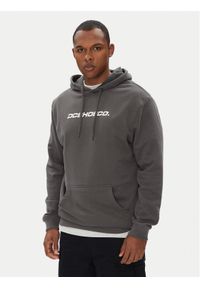 DC Bluza ADYSF03145 Szary Regular Fit. Kolor: szary. Materiał: bawełna