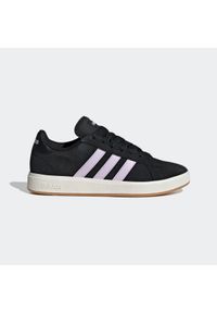 Adidas - Sneakersy ADIDAS Grand Court 00s. Kolor: czarny. Materiał: guma, kauczuk, syntetyk. Szerokość cholewki: normalna