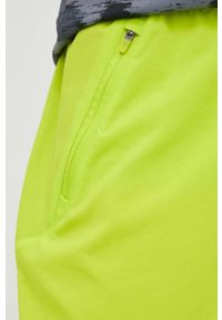 Reebok szorty treningowe Speed 3.0 kolor żółty. Kolor: żółty. Materiał: poliester, skóra, materiał #2