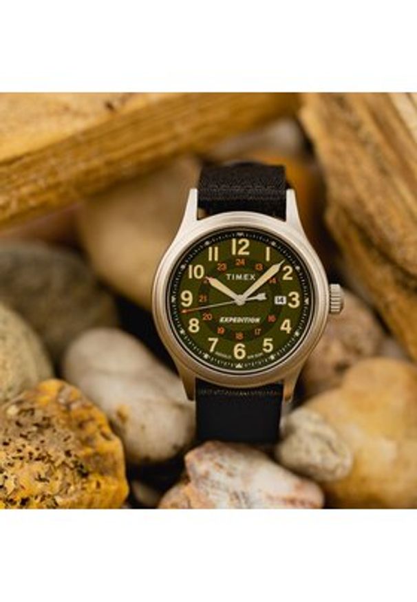 Timex Zegarek Expedition North TW2V65700 Czarny. Kolor: czarny