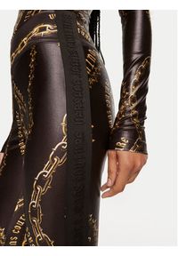 Versace Jeans Couture Legginsy 77HAC114 JS417 Czarny Slim Fit. Kolor: czarny. Materiał: syntetyk #2