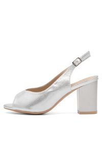 Clara Barson Sandały ACANNA KL-230801-02 Srebrny. Kolor: srebrny. Materiał: skóra #6