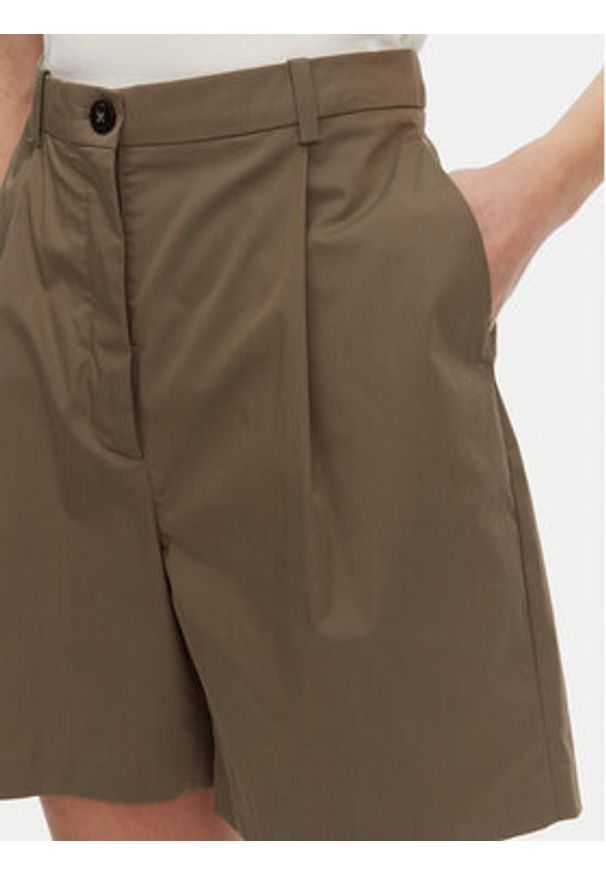 TOMMY HILFIGER - Tommy Hilfiger Bermudy WW0WW44764 Brązowy Relaxed Fit. Kolor: brązowy. Materiał: bawełna