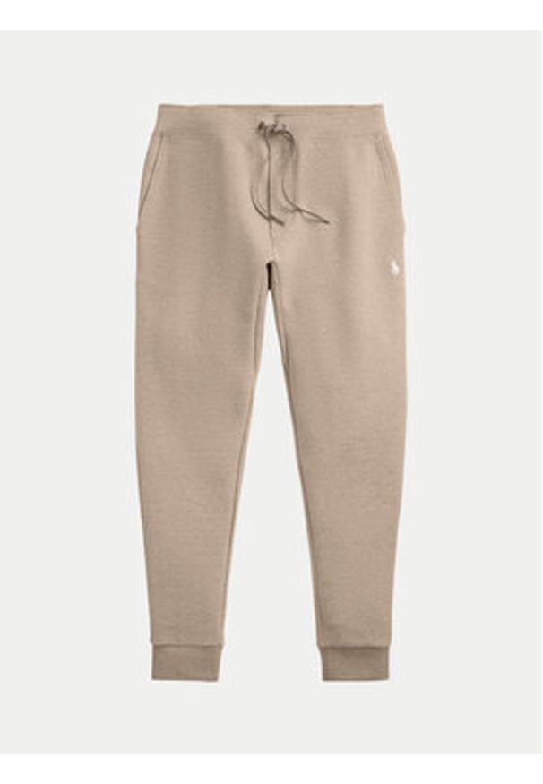 Polo Ralph Lauren Spodnie dresowe 710881518046 Beżowy Regular Fit. Kolor: beżowy. Materiał: syntetyk