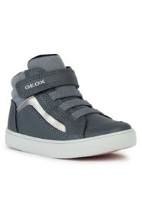 Sneakersy Geox B Gisli Girl B361MF 05410 C9002 M Dk Grey. Kolor: szary
