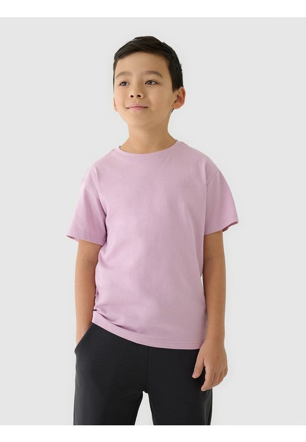 4f - 4F T-shirt gładki (2-pack) dziecięcy - multikolor 158/164 (12-14 lat). Okazja: na co dzień. Kolor: wielokolorowy. Materiał: jersey, bawełna, dzianina. Długość rękawa: krótki rękaw. Długość: krótkie. Wzór: gładki. Sezon: lato. Styl: casual, klasyczny, sportowy