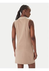 Guess Sukienka codzienna V6GK02 K2928 Beżowy Regular Fit. Okazja: na co dzień. Kolor: beżowy. Materiał: syntetyk. Typ sukienki: proste. Styl: casual #5