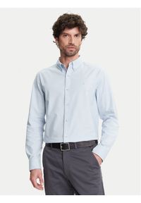 Calvin Klein Jeans Koszula LV040EM125 Błękitny Regular Fit. Kolor: niebieski. Materiał: bawełna