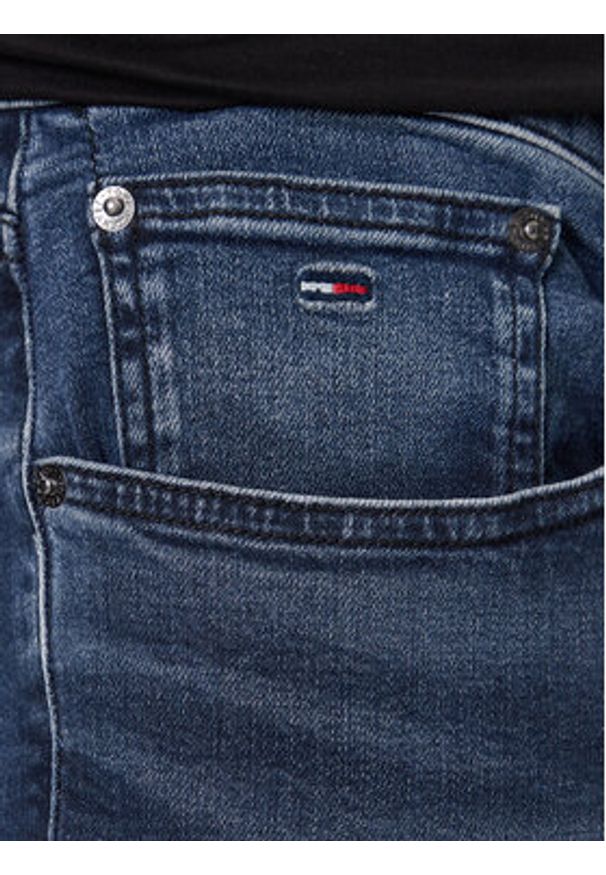 Tommy Jeans Jeansy DM0DM22247 Granatowy Slim Fit. Kolor: niebieski