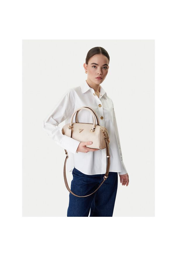 Torebka Guess. Kolor: beżowy