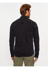 Pepe Jeans Koszula jeansowa PM307490 Czarny Slim Fit. Kolor: czarny. Materiał: bawełna #4