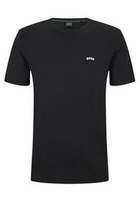 BOSS - Boss T-Shirt 50469045 Czarny Regular Fit. Kolor: czarny. Materiał: bawełna