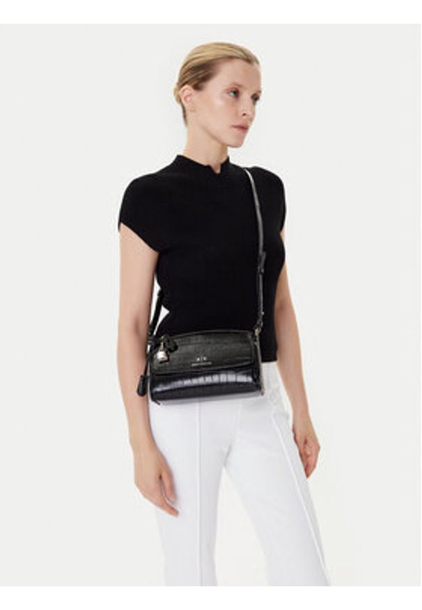 Armani Exchange Torebka XW000304 AF17154 UC001 Czarny. Kolor: czarny. Materiał: skórzane