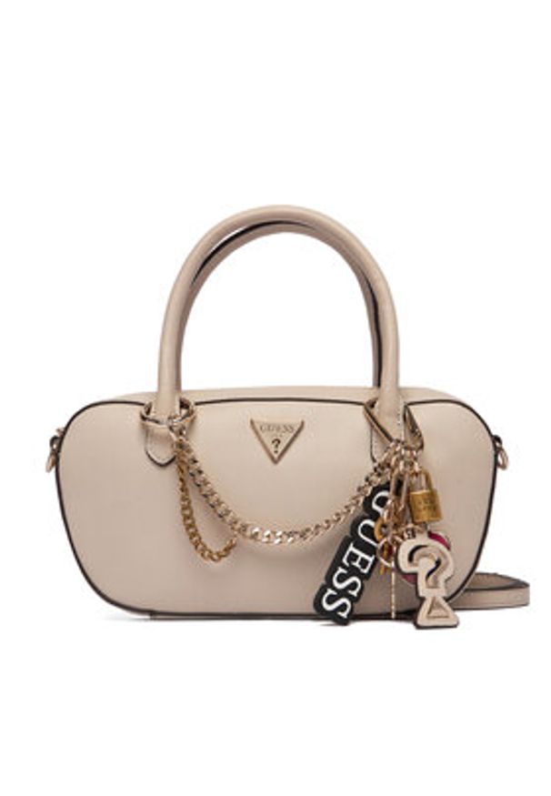 Guess Torebka Davina HWBG98 99050 Beżowy. Kolor: beżowy. Materiał: skórzane