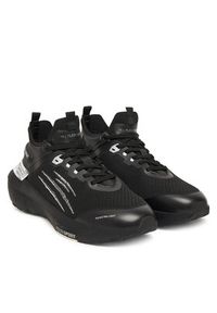 Plein Sport Sneakersy FAES USC0733 STE003N Czarny. Kolor: czarny. Materiał: materiał #3