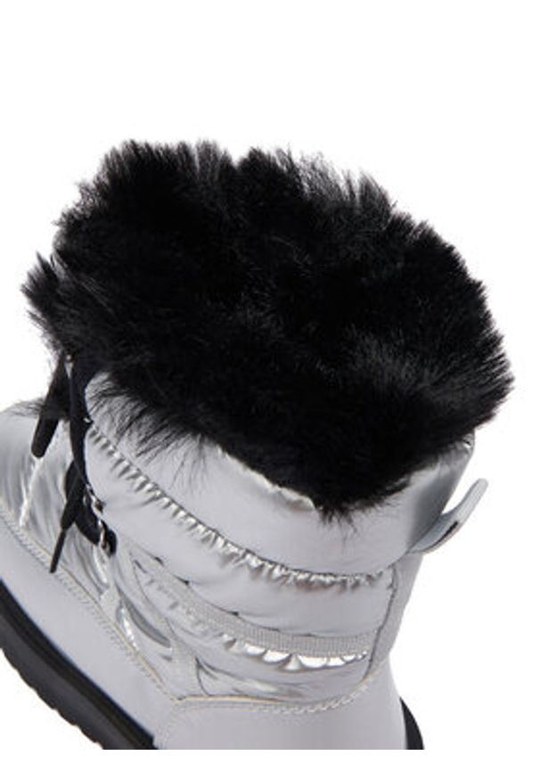 DeeZee Śniegowce HY002-1 Srebrny. Kolor: srebrny. Materiał: syntetyk, materiał