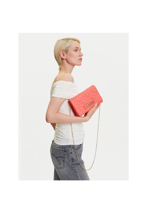 Love Moschino - Torebka LOVE MOSCHINO. Kolor: pomarańczowy